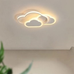 Μοντέρνο Creative Acrylic Lights Φωτιστικό οροφής σε σχήμα σύννεφου, χωνευτό