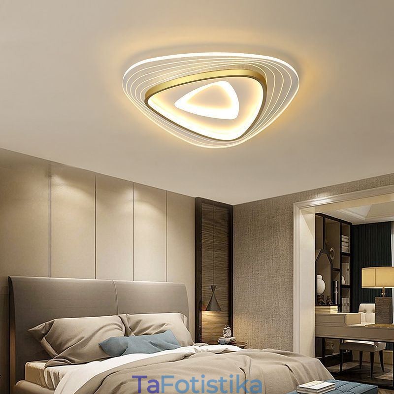 Φωτιστικό οροφής Flush Mount Τριγωνικό Φωτιστικό Οροφής
