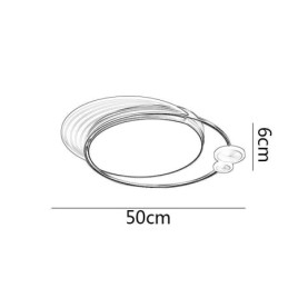 Φωτιστικό οροφής χωνευτό με τηλεχειριστήριο