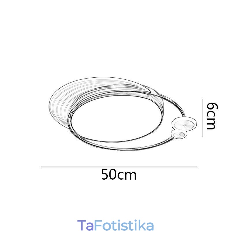 Φωτιστικό οροφής χωνευτό με τηλεχειριστήριο