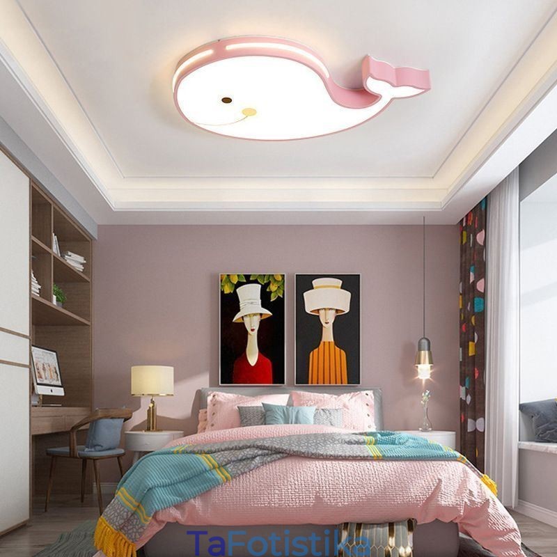 Δημιουργικό φωτιστικό οροφής με μοτίβο Dolphin Dimmable Παιδικό φωτιστικό οροφής