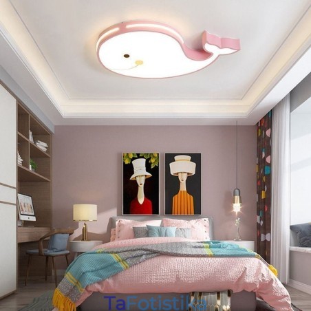 Δημιουργικό φωτιστικό οροφής με μοτίβο Dolphin Dimmable Παιδικό φωτιστικό οροφής Δημιουργικό φωτιστικό οροφής με μοτίβο Dolphin Dimmable Παιδικό φωτιστικό οροφής