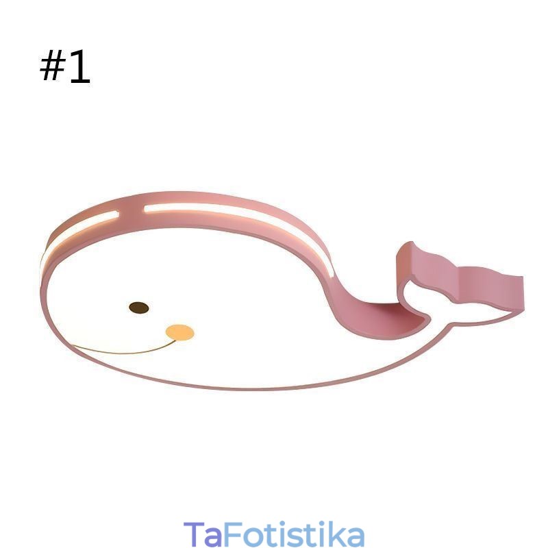 Δημιουργικό φωτιστικό οροφής με μοτίβο Dolphin Dimmable Παιδικό φωτιστικό οροφής
