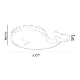 Δημιουργικό φωτιστικό οροφής με μοτίβο Dolphin Dimmable Παιδικό φωτιστικό οροφής