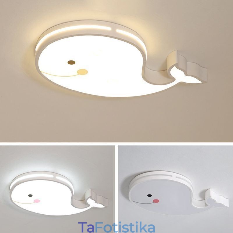 Δημιουργικό φωτιστικό οροφής με μοτίβο Dolphin Dimmable Παιδικό φωτιστικό οροφής