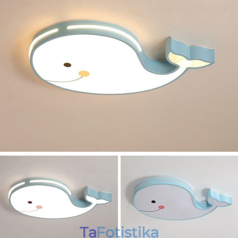 Δημιουργικό φωτιστικό οροφής με μοτίβο Dolphin Dimmable Παιδικό φωτιστικό οροφής