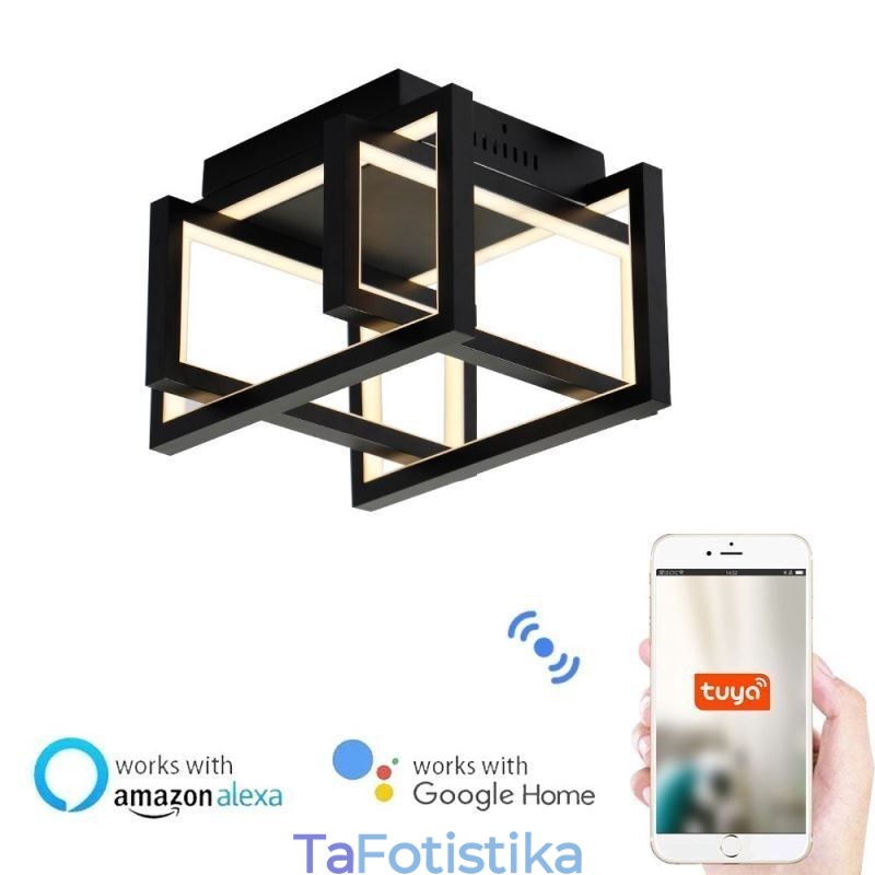 Έξυπνο φωτιστικό οροφής WiFi Flush Mount φωτιστικό οροφής