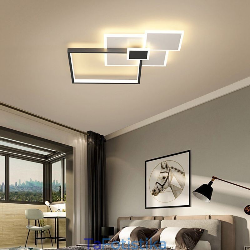 Φωτιστικό τετράγωνης οροφής Flush Mount