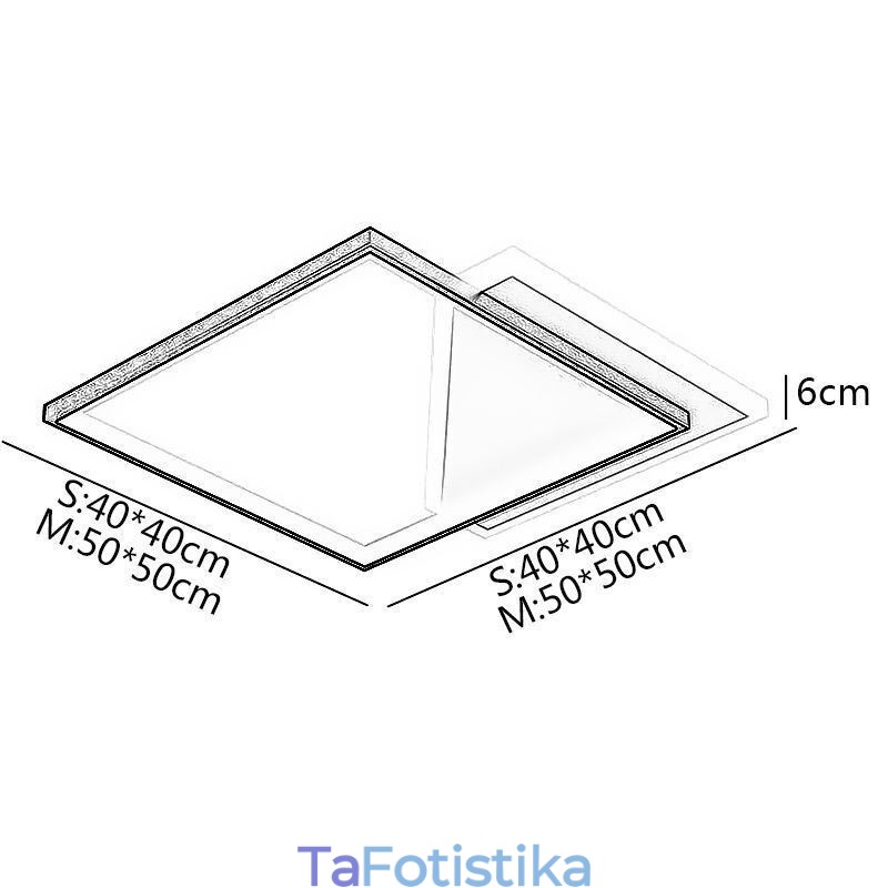 Μοντέρνο φωτιστικό οροφής Flush Mount