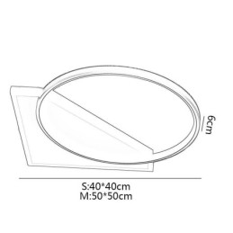 Μοντέρνο φωτιστικό οροφής Flush Mount