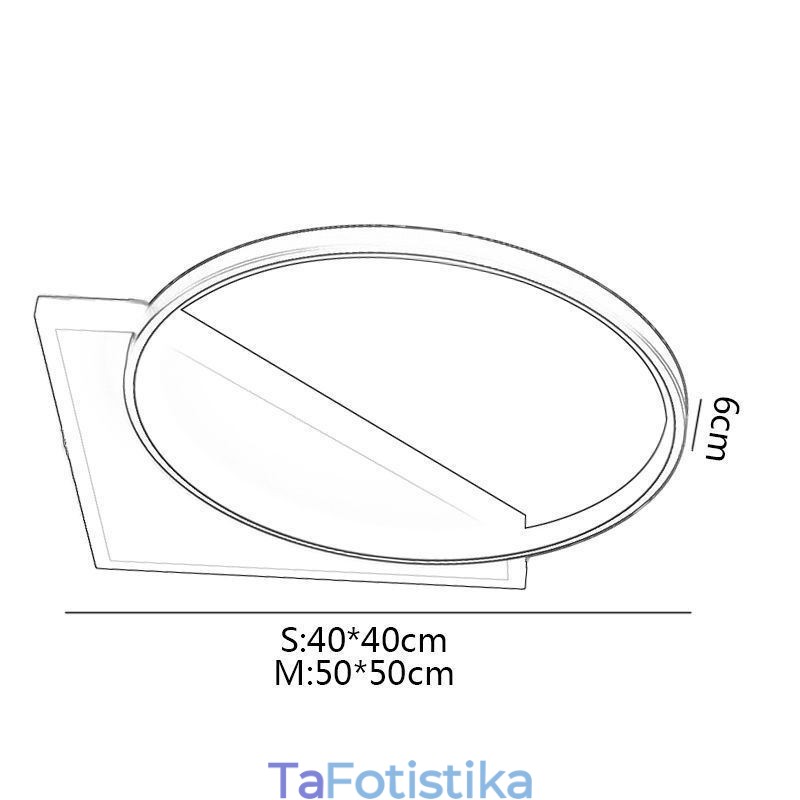 Μοντέρνο φωτιστικό οροφής Flush Mount