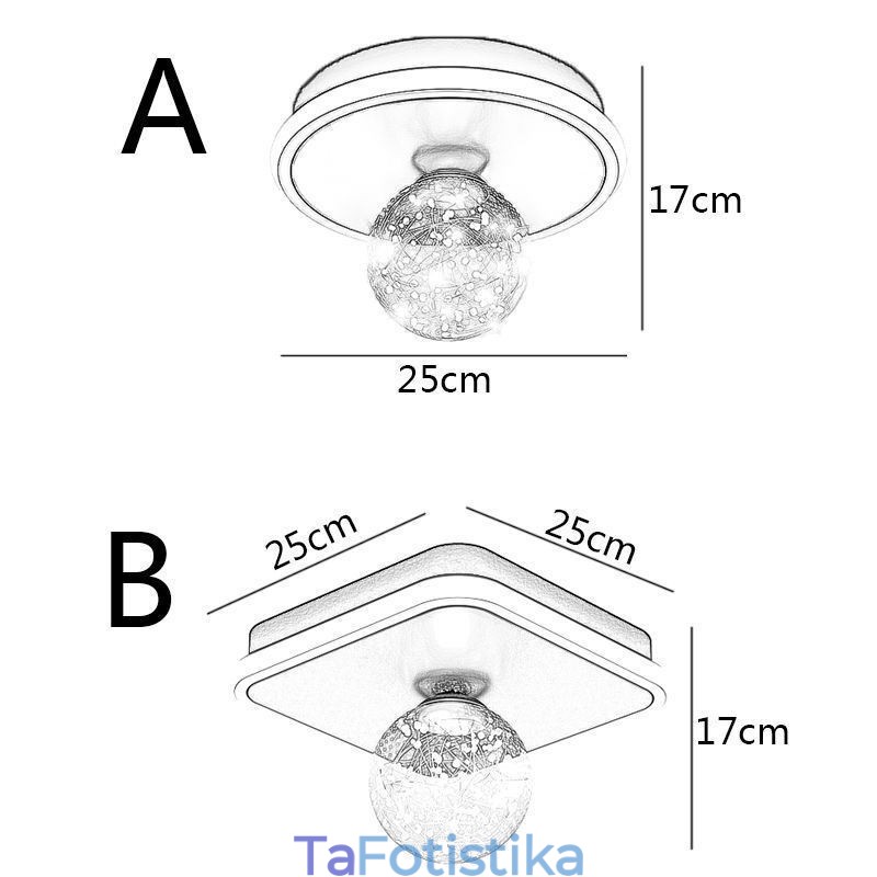 Φωτιστικό οροφής Flush Mount Home Decor