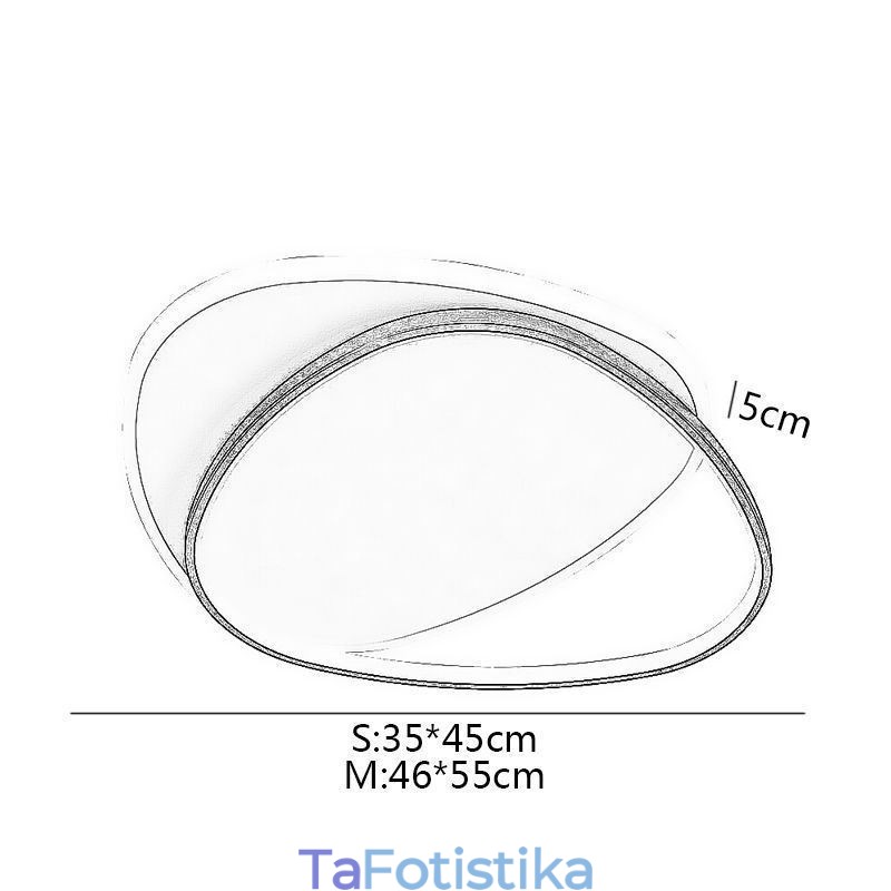 Flush Mount Διπλό Τριγωνικό Φωτιστικό Οροφής