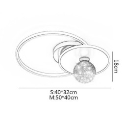 Μινιμαλιστικό φωτιστικό οροφής Flush Mount Decor για το σπίτι