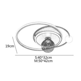 Φωτιστικό οροφής Flush Mount Home Decor