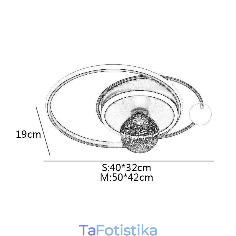Φωτιστικό οροφής Flush Mount Home Decor