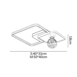 Φωτιστικό οροφής Decor Home Decor Flush Mount