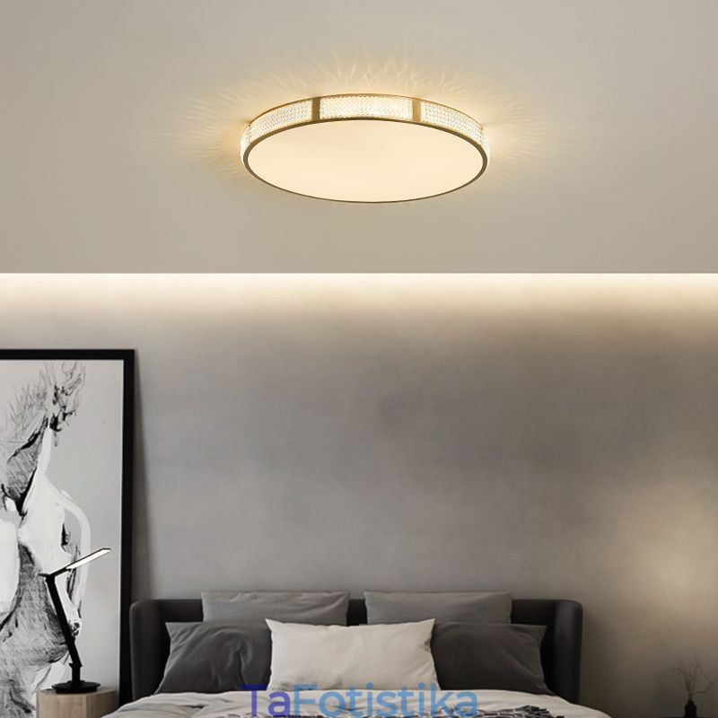 Φωτιστικό οροφής Flush Mount Στρογγυλά φωτιστικά Tricolor Dimming