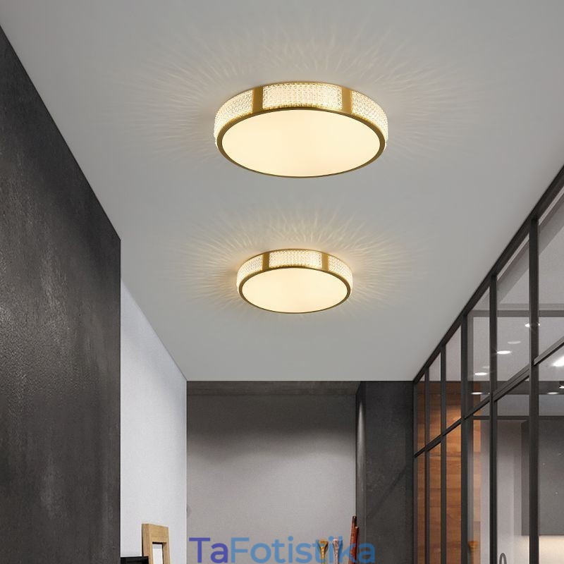 Φωτιστικό οροφής Flush Mount Στρογγυλά φωτιστικά Tricolor Dimming