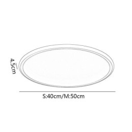 Φωτιστικό οροφής Flush Mount Στρογγυλά φωτιστικά Tricolor Dimming