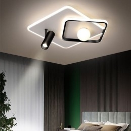 Ακρυλικό τετράγωνο φωτιστικό οροφής flush Mount Spotlight