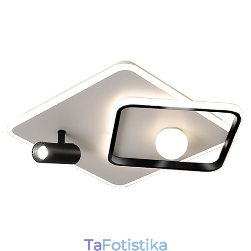 Ακρυλικό τετράγωνο φωτιστικό οροφής flush Mount Spotlight