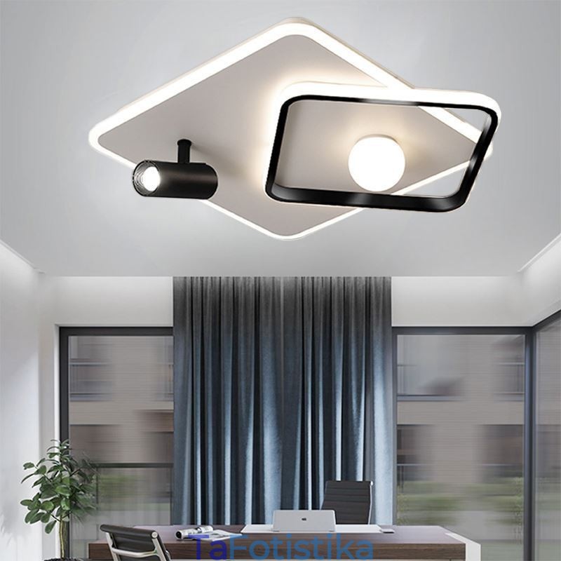Ακρυλικό τετράγωνο φωτιστικό οροφής flush Mount Spotlight