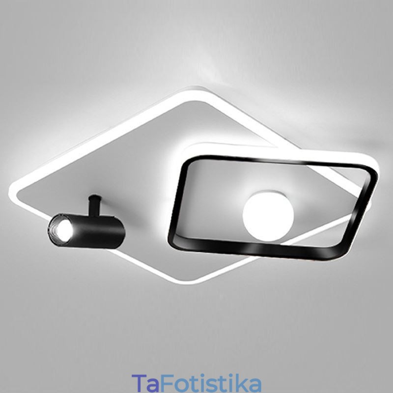 Ακρυλικό τετράγωνο φωτιστικό οροφής flush Mount Spotlight