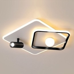 Ακρυλικό τετράγωνο φωτιστικό οροφής flush Mount Spotlight