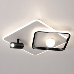 Ακρυλικό τετράγωνο φωτιστικό οροφής flush Mount Spotlight