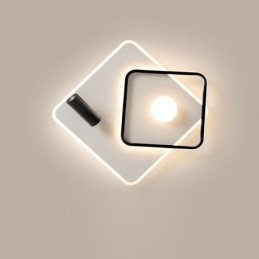 Ακρυλικό τετράγωνο φωτιστικό οροφής flush Mount Spotlight