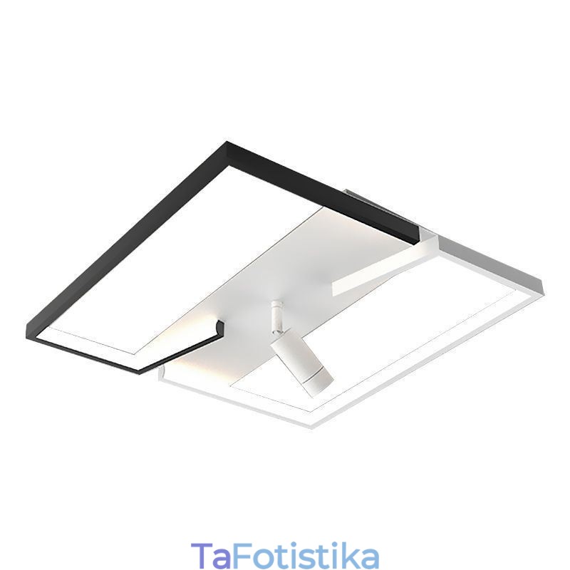 Φωτιστικό Οροφής Ασπρόμαυρο Ακρυλικό Φωτιστικό Spotlight