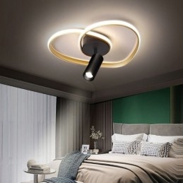 Flush Mount Βουρτσισμένο Χρυσό Φωτιστικό σε σχήμα καρδιάς