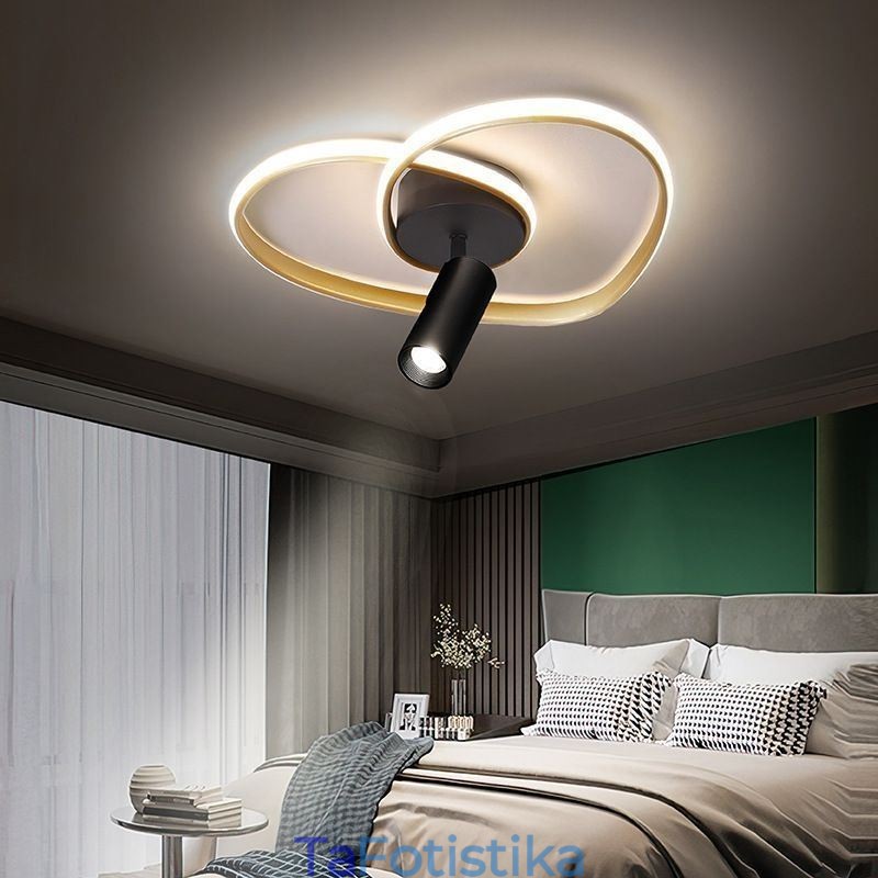 Flush Mount Βουρτσισμένο Χρυσό Φωτιστικό σε σχήμα καρδιάς