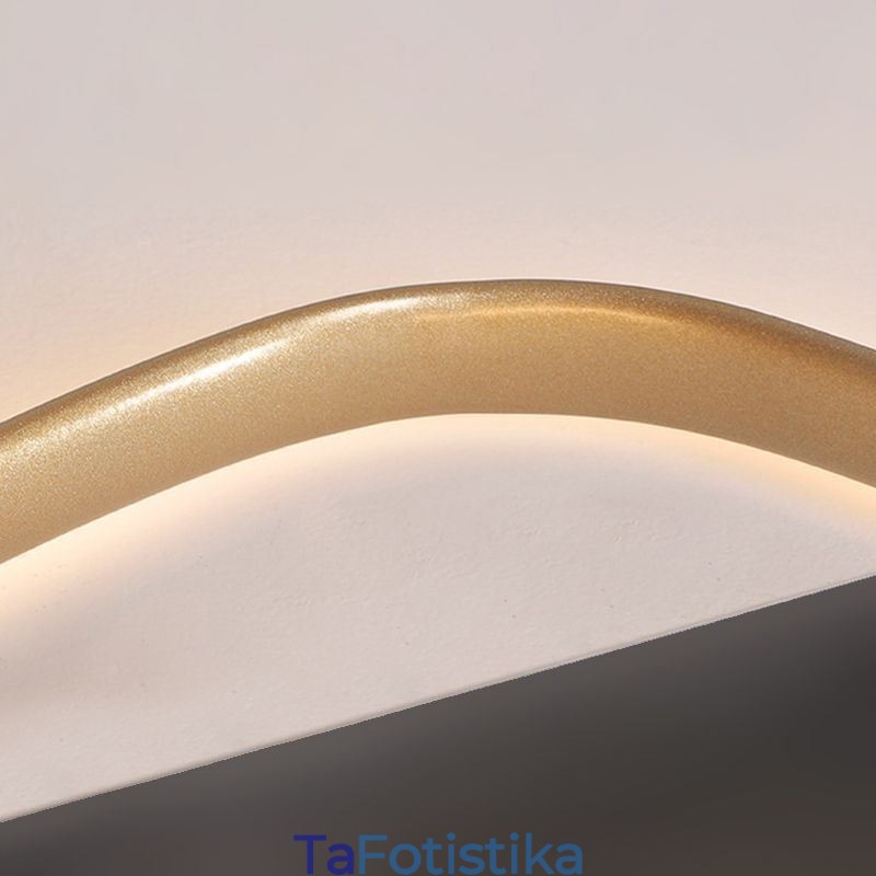 Flush Mount Βουρτσισμένο Χρυσό Φωτιστικό σε σχήμα καρδιάς