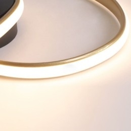 Flush Mount Βουρτσισμένο Χρυσό Φωτιστικό σε σχήμα καρδιάς
