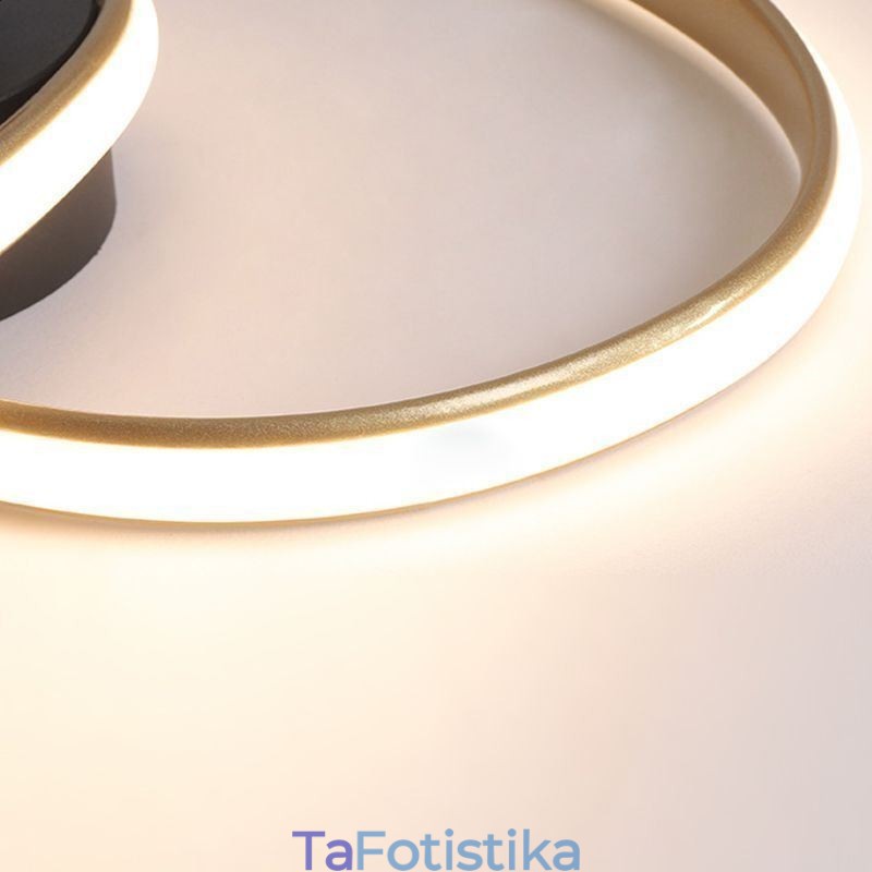 Flush Mount Βουρτσισμένο Χρυσό Φωτιστικό σε σχήμα καρδιάς