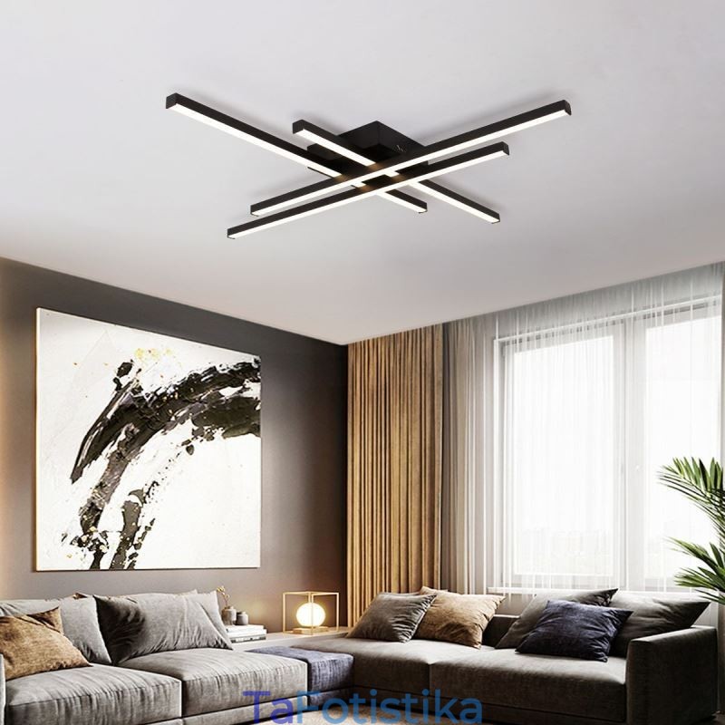 Linear Flush Mount Φωτιστικό Οροφής Απλό Ακρυλικό Φωτιστικό
