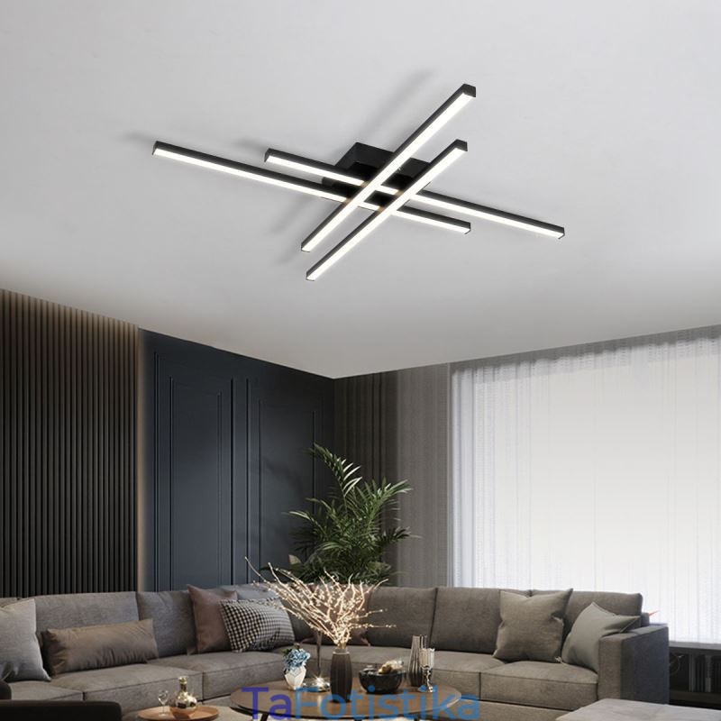 Linear Flush Mount Φωτιστικό Οροφής Απλό Ακρυλικό Φωτιστικό