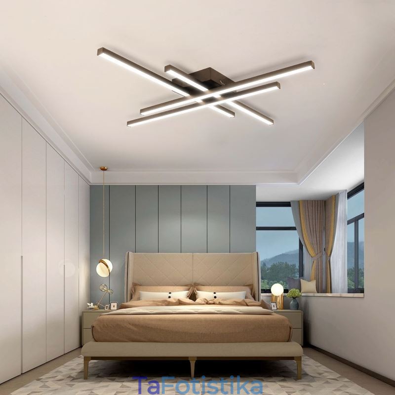 Linear Flush Mount Φωτιστικό Οροφής Απλό Ακρυλικό Φωτιστικό