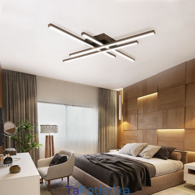 Linear Flush Mount Φωτιστικό Οροφής Απλό Ακρυλικό Φωτιστικό
