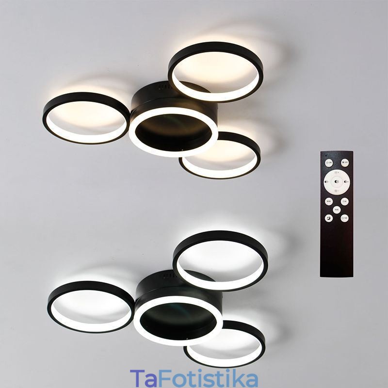 Φωτιστικό οροφής 4 Ring Flush Mount