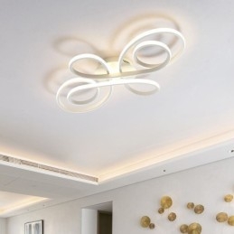 Φωτιστικό οροφής με μοντέρνο κινέζικο Knot Flush