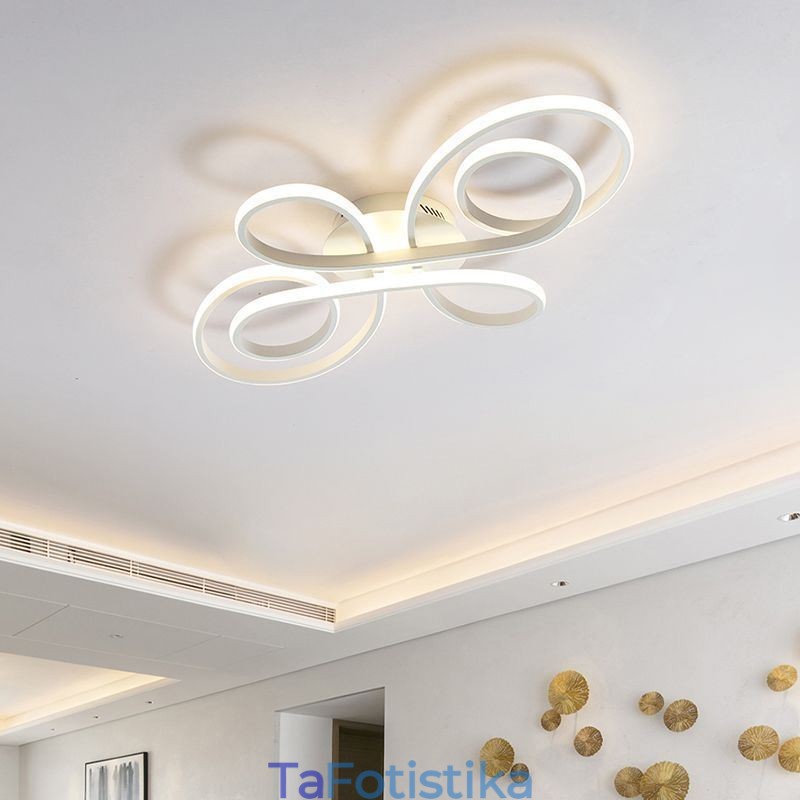 Φωτιστικό οροφής με μοντέρνο κινέζικο Knot Flush