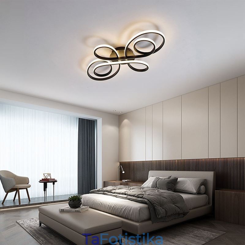 Φωτιστικό οροφής με μοντέρνο κινέζικο Knot Flush