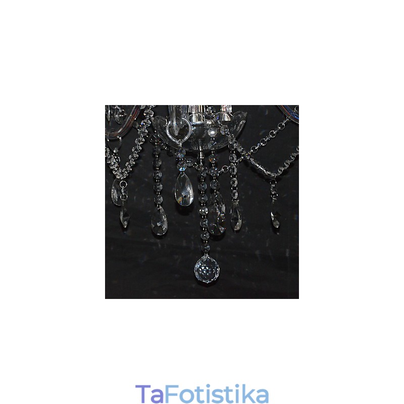 Μοντέρνος Splendid 3φωτός πολυέλαιος με κρυστάλλινο βραχίονα