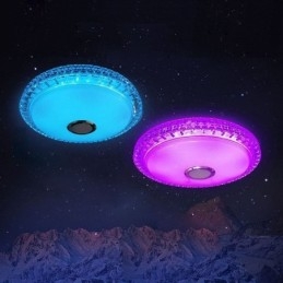 Φωτιστικό οροφής Flush Mount Remote APP Control Light Bluetooth Music Speaker