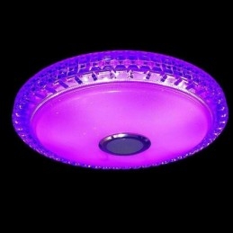 Φωτιστικό οροφής Flush Mount Remote APP Control Light Bluetooth Music Speaker