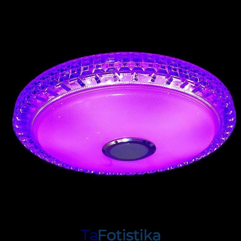 Φωτιστικό οροφής Flush Mount Remote APP Control Light Bluetooth Music Speaker