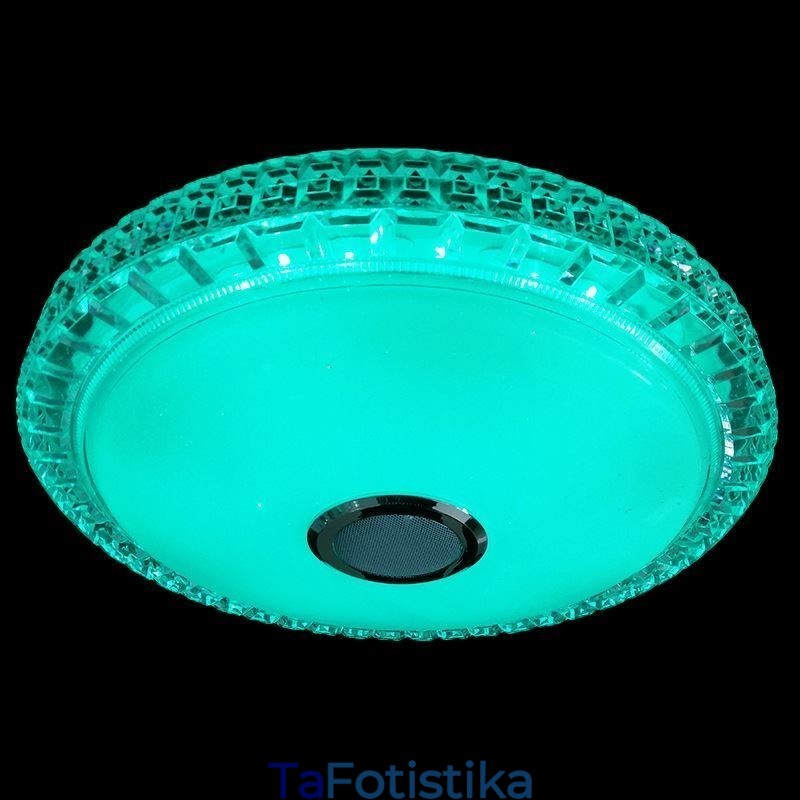 Φωτιστικό οροφής Flush Mount Remote APP Control Light Bluetooth Music Speaker
